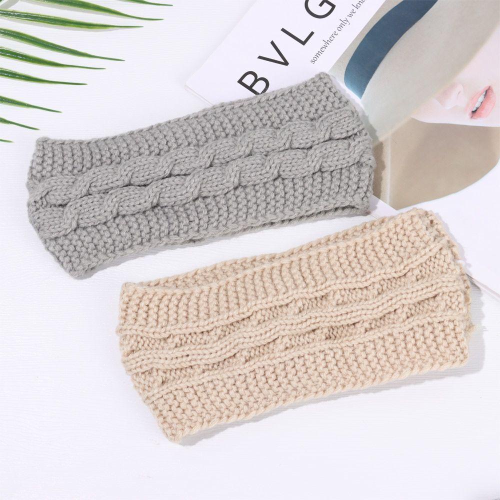 1 Băng Đô Len Đội Đầu Thời Trang Thu Đông Sành Điệu Cho Nữ
