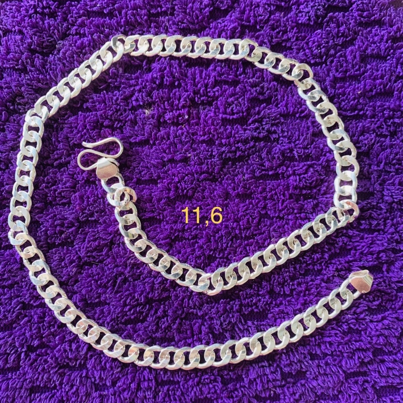 VÒNG CỔ NAM BẠC TA DÁNG MẮT XÍCH ĐƠN GIẢN