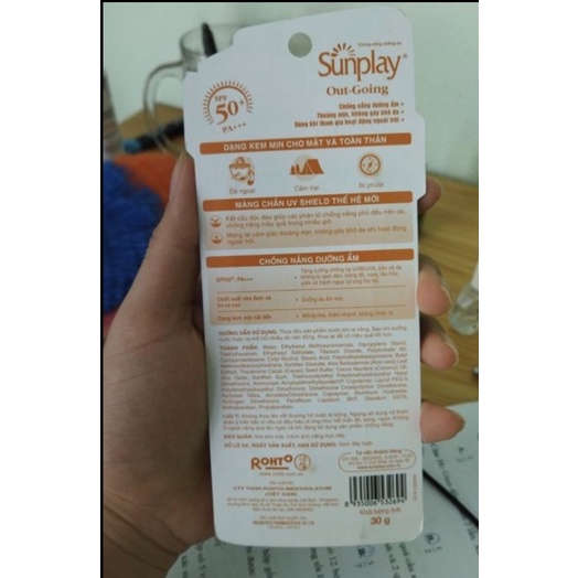 Kem chống nắng dưỡng da sunplay out going Spf 50+, PA +++
