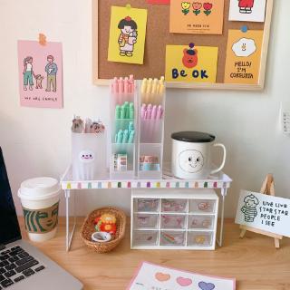 🎅Kệ đựng bút hoặc dụng cụ trang điểm để bàn 4 ô dành cho nữ