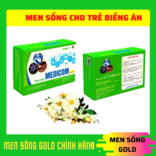 [ Chính hãng ] Mua 1 hộp tặng 1 hộp, Men sống Medicom GOLD, men sống tươi, hộp lớn 10ml x 20 ống, cho trẻ táo bón | BigBuy360 - bigbuy360.vn