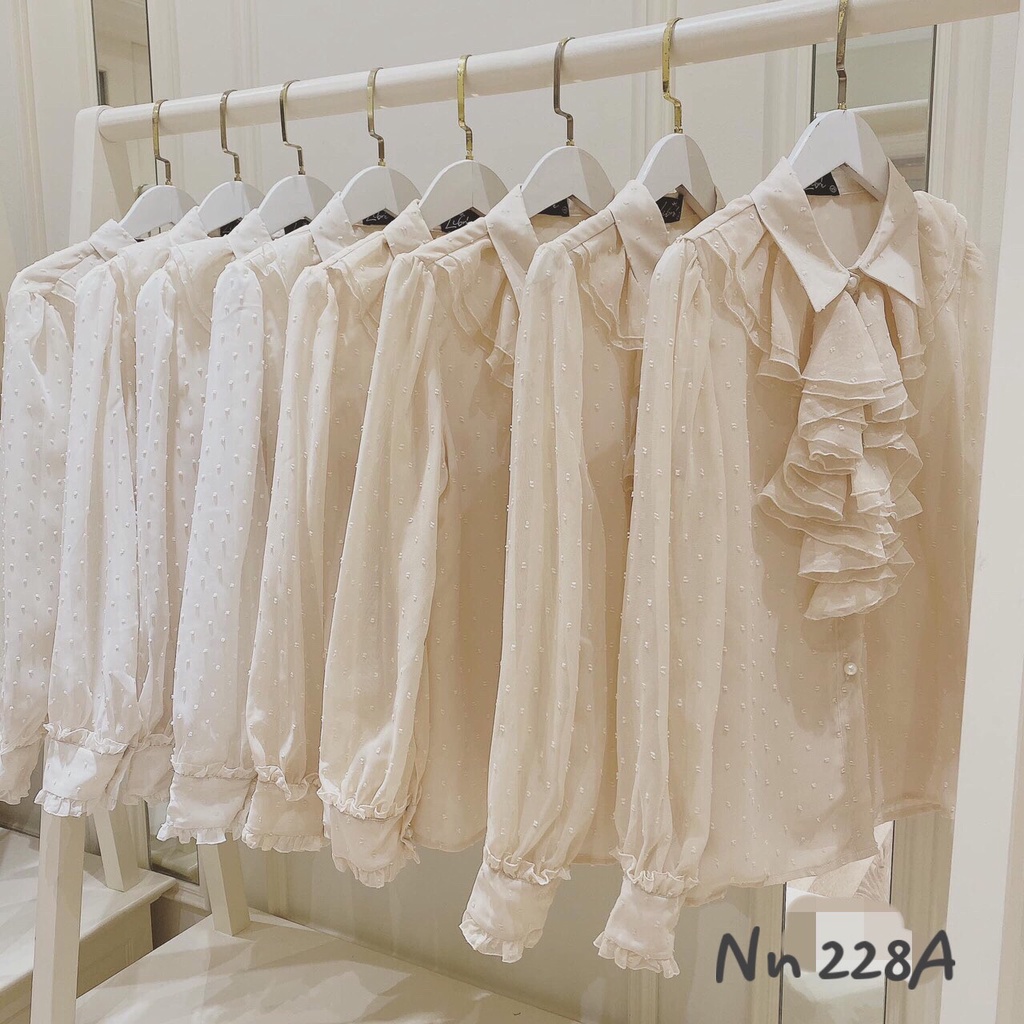 Sơ mi bèo tiểu thư siêu xinh - Chất đẹp