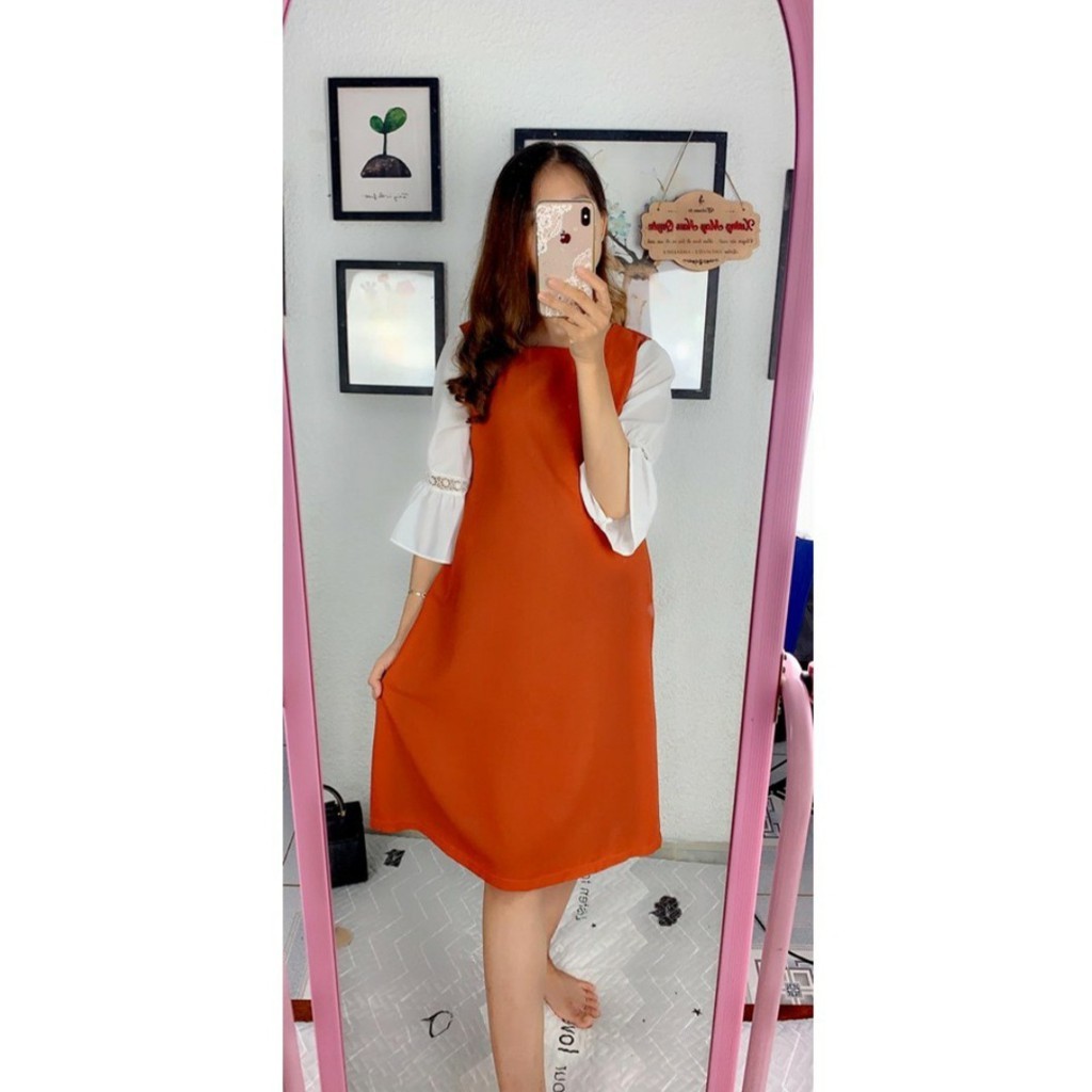 VÁY BẦU thanh lí chất lụa hàn châu mềm, mát, nhẹ nha các mẹ