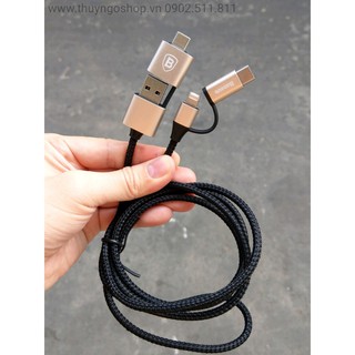 CÁP ĐA NĂNG 5 IN 1 BASEUS (USB,USB-C,,MICROUSB)