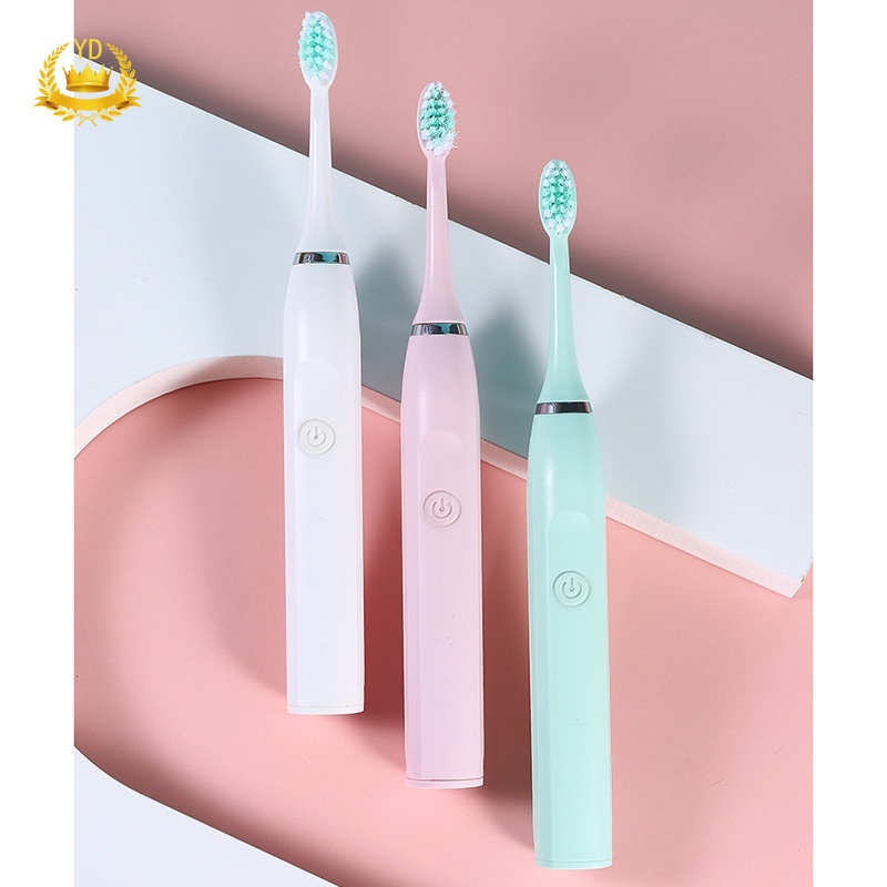 Bàn Chải Đánh Răng Điện Sonic Chống Thấm Nước IPX7 Kèm 3 Bàn Chải Thay Thế