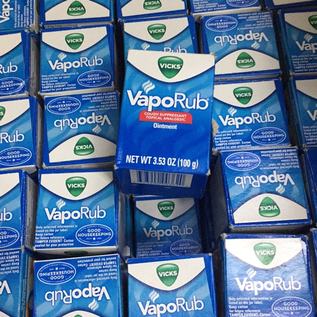 Dầu bôi ấm ngực Vicks Vaporub cho bé 100g