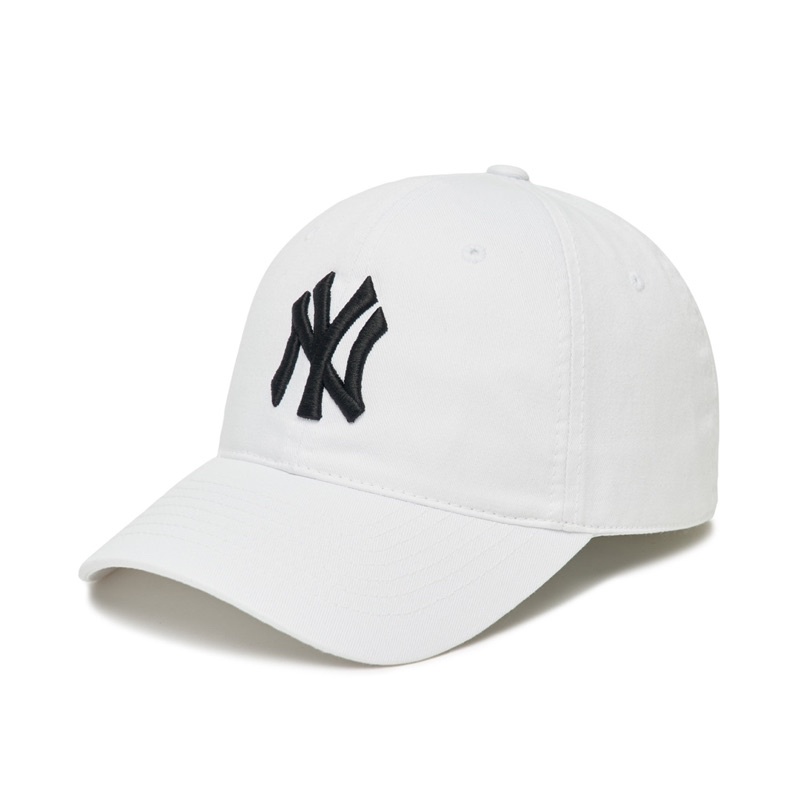 [Mã FAMARAL1 giảm 10K đơn 50K]Mũ lưỡi trai N.Y White (xuất dư chuẩn)
