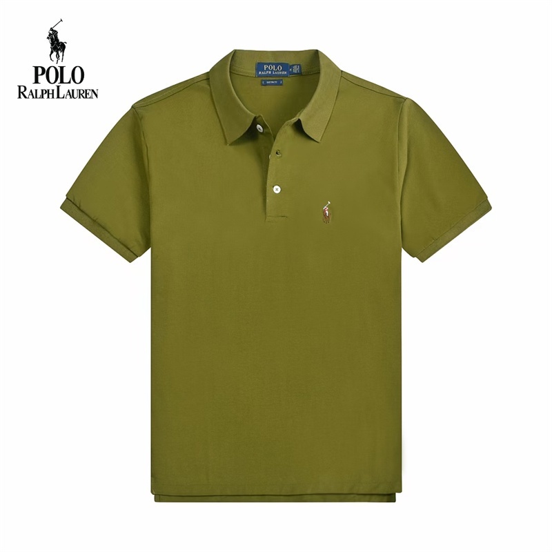 Áo Thun Polo Ralph Laurens Ngắn Tay Có 3 Nút Thời Trang Dành Cho Nam