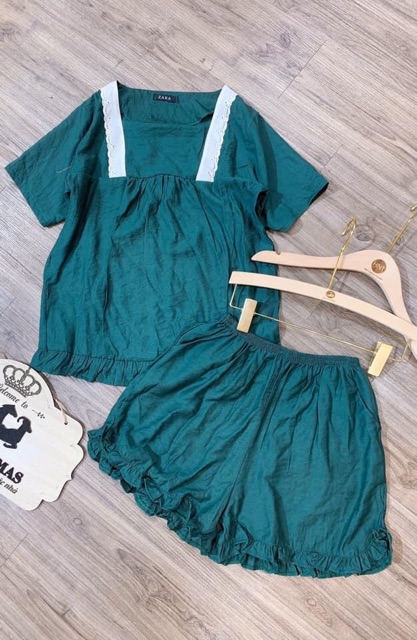 Sale lổ 115k. Đồ Bộ mặc nhà chất vải đũi mịn mát | BigBuy360 - bigbuy360.vn