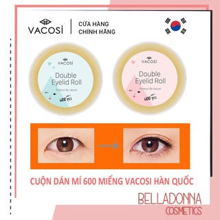 [Hàng chính hãng] Cuộn dán mí 600 miếng Vacosi Double Eyelid Roll