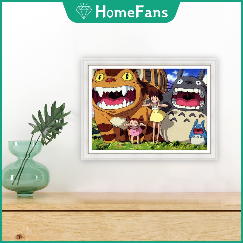 Bộ tranh đính đá 5D họa tiết độc đáo kích thước 30x40cm DIY dùng trang trí