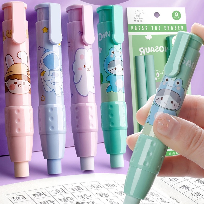 1 Cục Tẩy Dạng Bút Chì Có Thể Thu Gọn Tiện Lợi