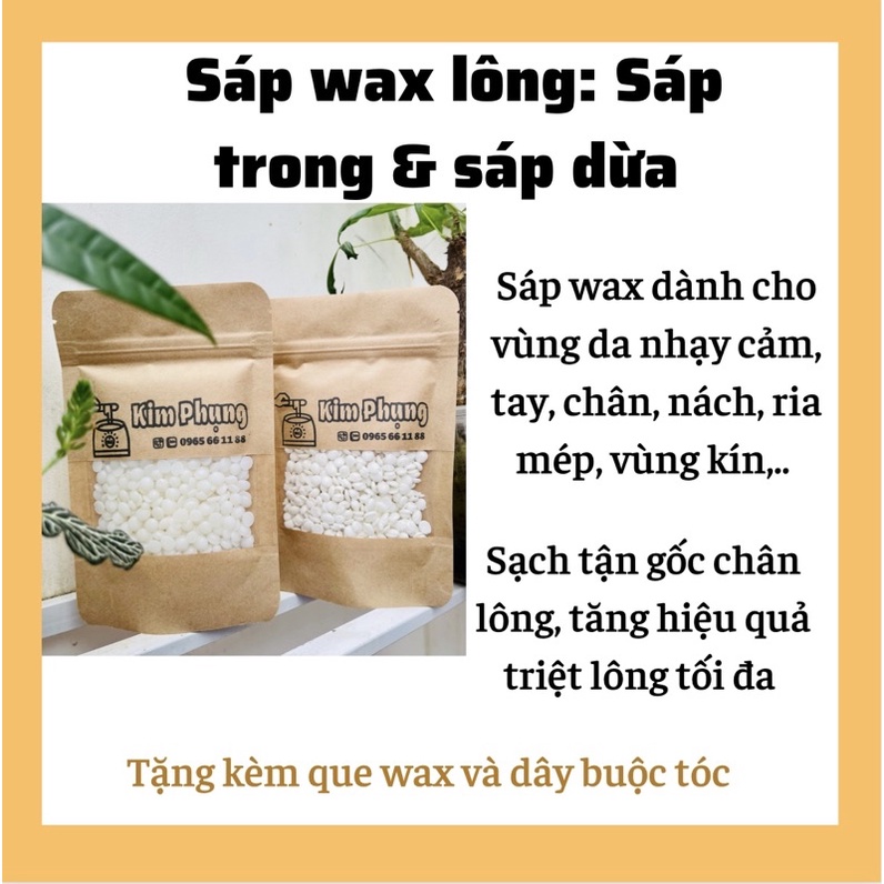 SÁP WAX LÔNG TRIỆT LÔNG NÁCH, TAY, CHÂN, BIKINI