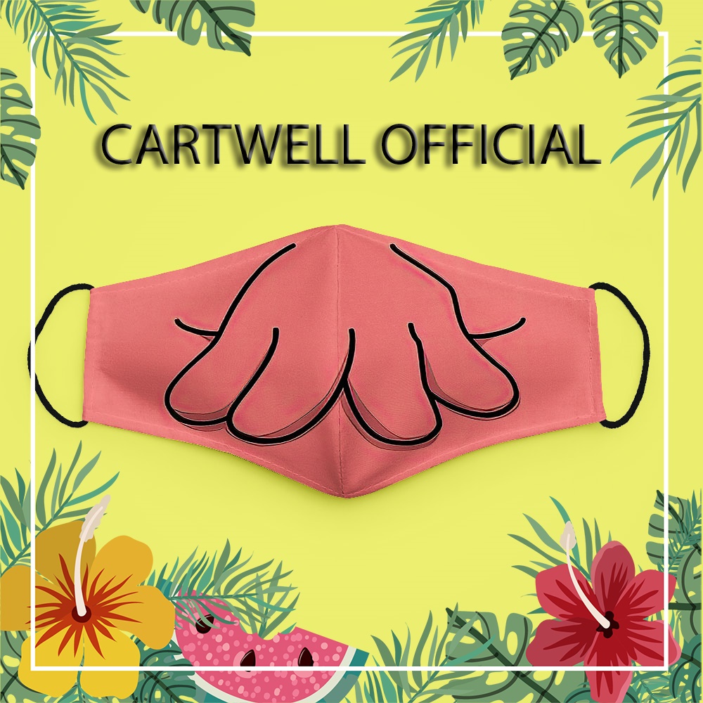 Khẩu trang cho bé cute vui nhộn trẻ em đáng yêu hoạt hình Hình Vẽ DRAWN CARTWELL thoáng khí chống giọt bắn dây đeo mềm t