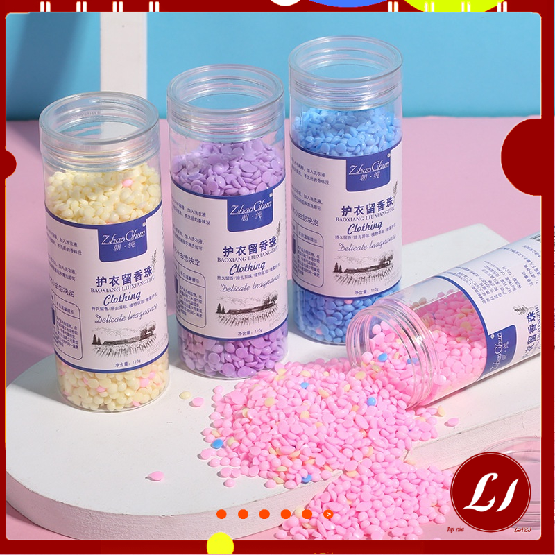Viên Xả Thơm Quần Áo-Hạt Xả Thơm Làm Mềm Vải(hộp 110g)
