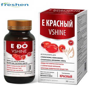 Vitamin E đỏ VShine - Ngăn ngừa lão hóa, giúp làn da sáng khỏe
