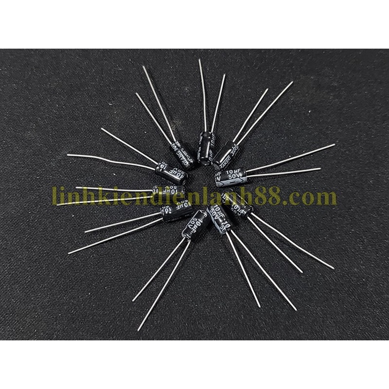 30 Cái Tụ Hóa 10uf 50v mới !