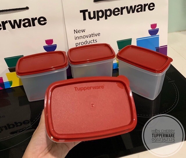 Hộp gia vị đồ khô có muỗng season saver Tupperware