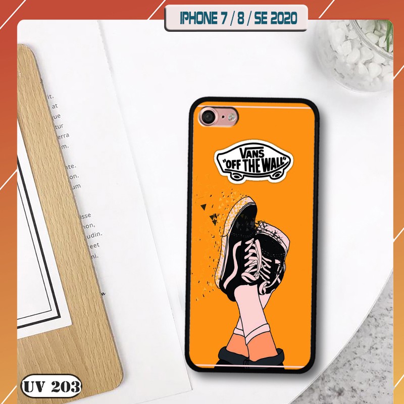 Ốp lưng IPhone 7- 8 - Viền dẻo lưng nhám