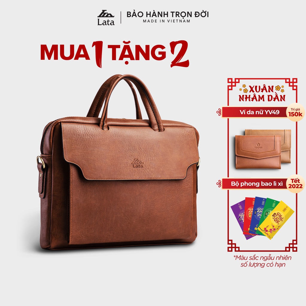 Cặp công sở thời trang đa năng LATA CA27 nhiều màu