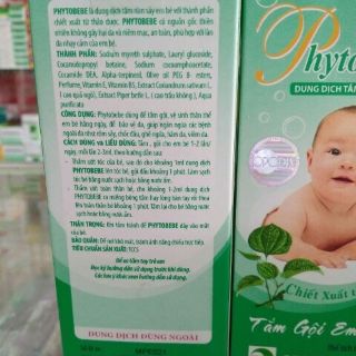 Dung dịch tắm rôm sẩy Phytobebe