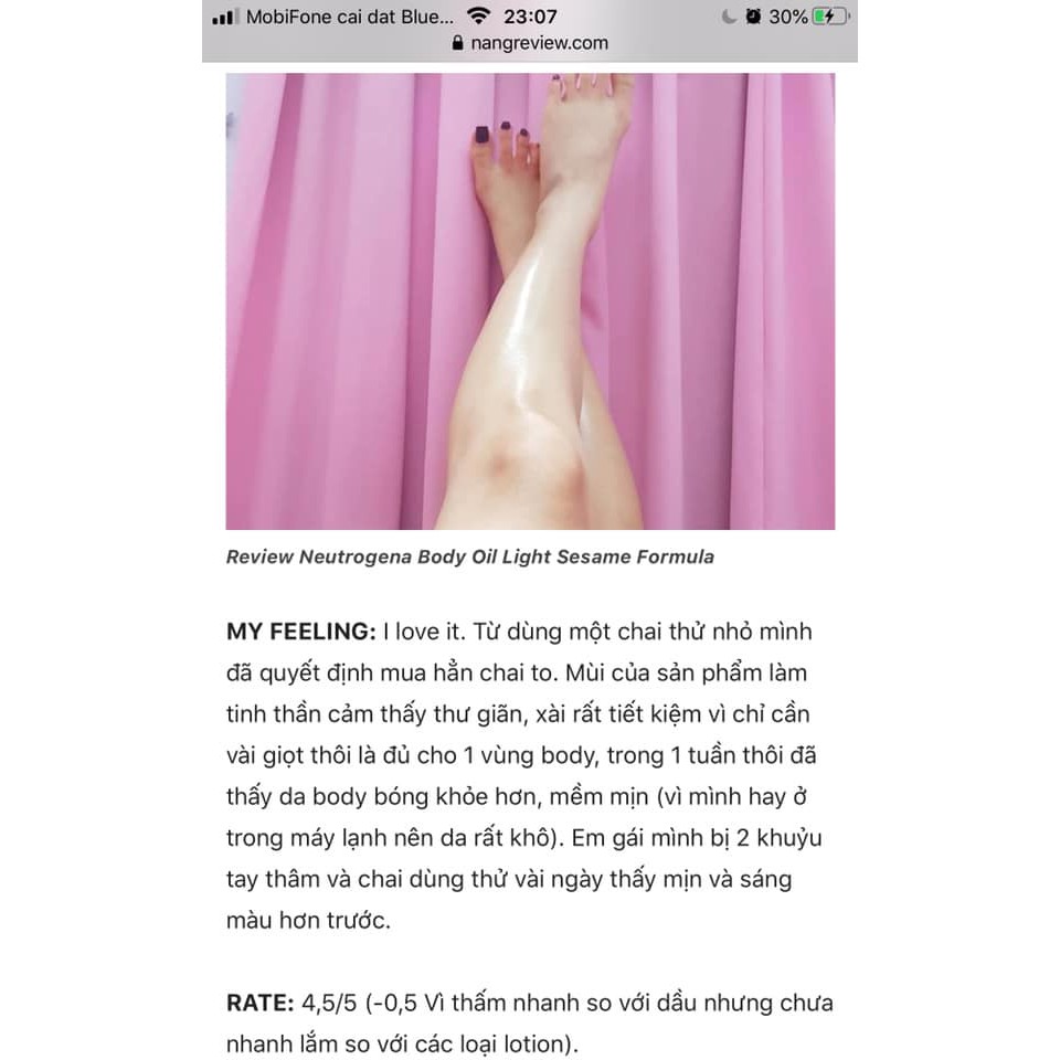 Dầu dưỡng da Neutrogena body oil | BigBuy360 - bigbuy360.vn