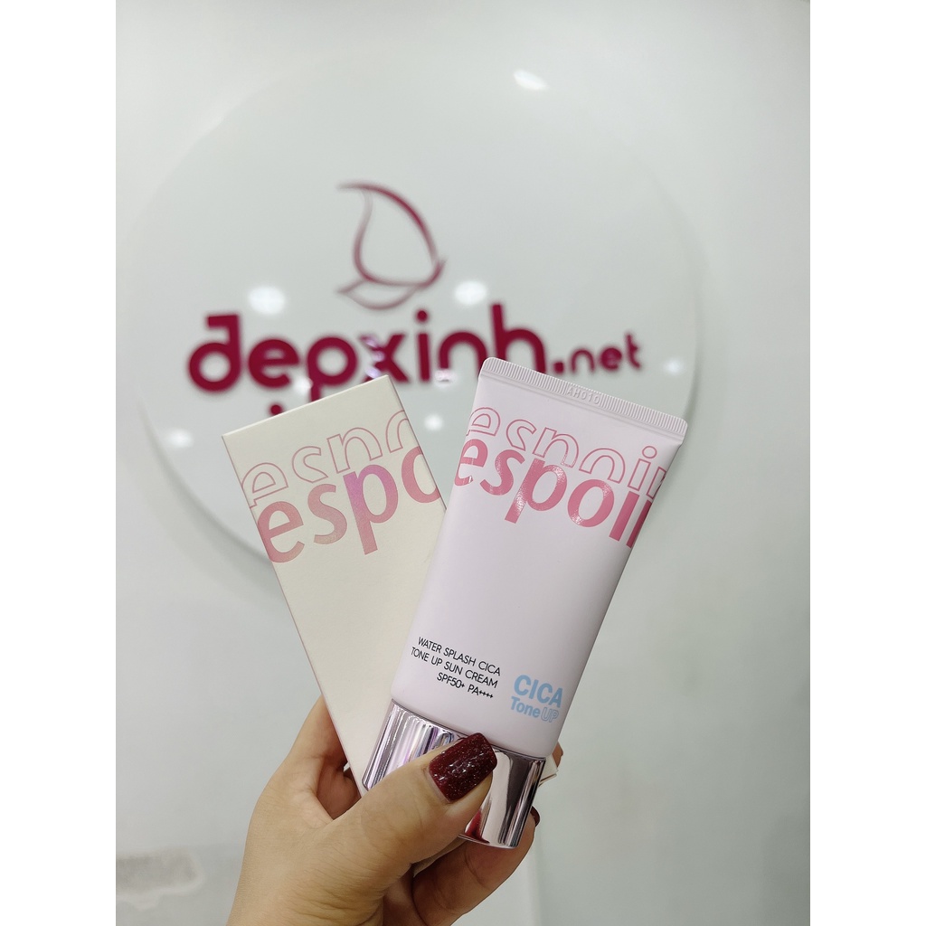 Kem Chống Nắng Espoir Water Splash Cica Tone Up Sun Cream SPF50+ PA+++ 60ml
