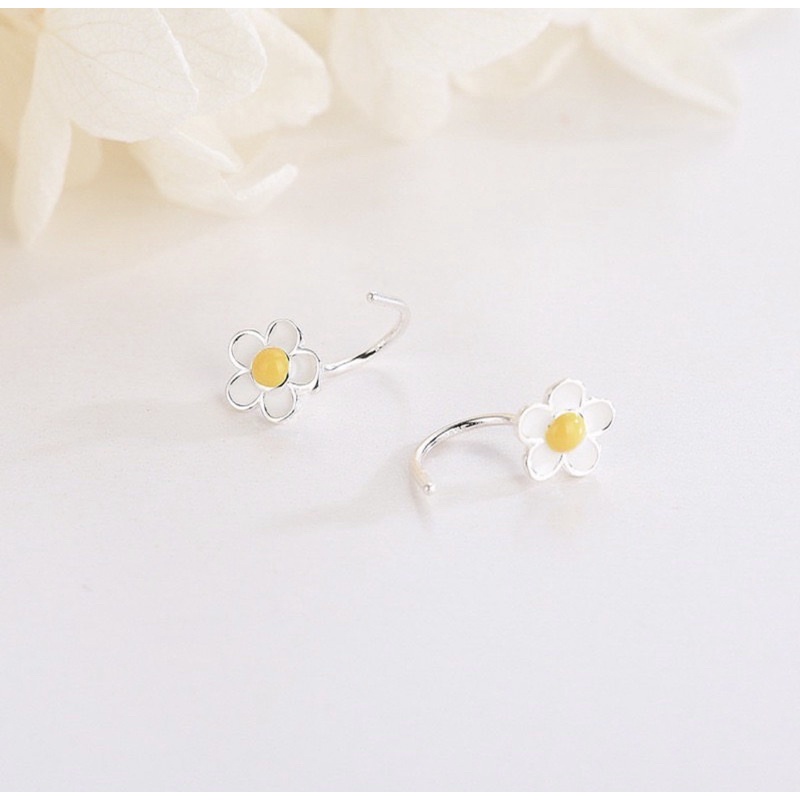 Bông tai cúc hoạ mi 2 kiểu dễ thương
