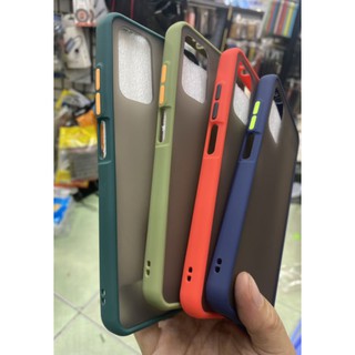 Ốp realme 9t 2020 nhám viền màu