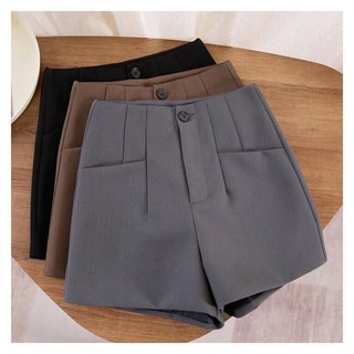 [GIẢM GIÁ]Quần sooc lưng cao, chất vải tuyết mưa ,siêu tôn dáng, phong cách hàn quốc