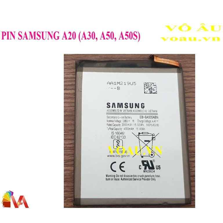 PIN SAMSUNG A20 (A30, A50, A50S)