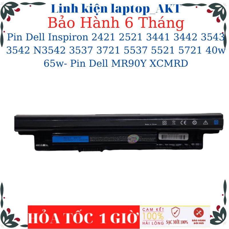 Pin laptop Dell Inspiron vostro 2421 2521 3441 3442 3543 3542 N3542 3537 3721 5537 5521 5721- Pin Dell MR90Y XCMRD