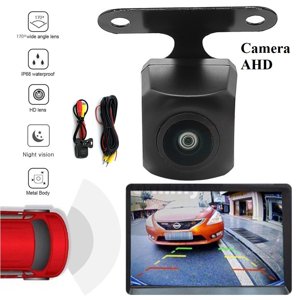 Camera Lùi AHD 1080P Ống Kính Mắt Cá Tiện Lợi Lùi Đỗ Xe Ban Đêm