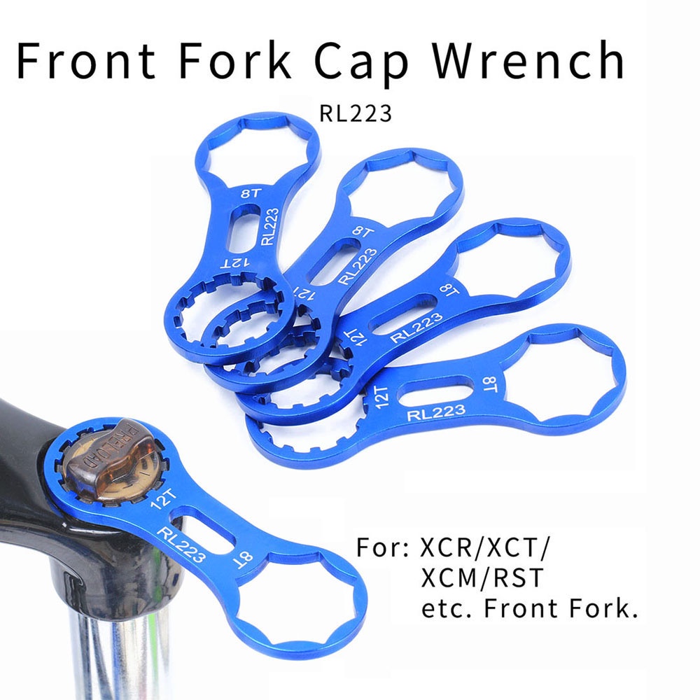 Cờ lê mở phuộc trước xe đạp bằng nhôm bền bỉ cho SR Suntour XCR/XCT/XCM/RST