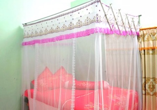 Màn khung xếp 1m8 + khung xếp (đủ màu)
