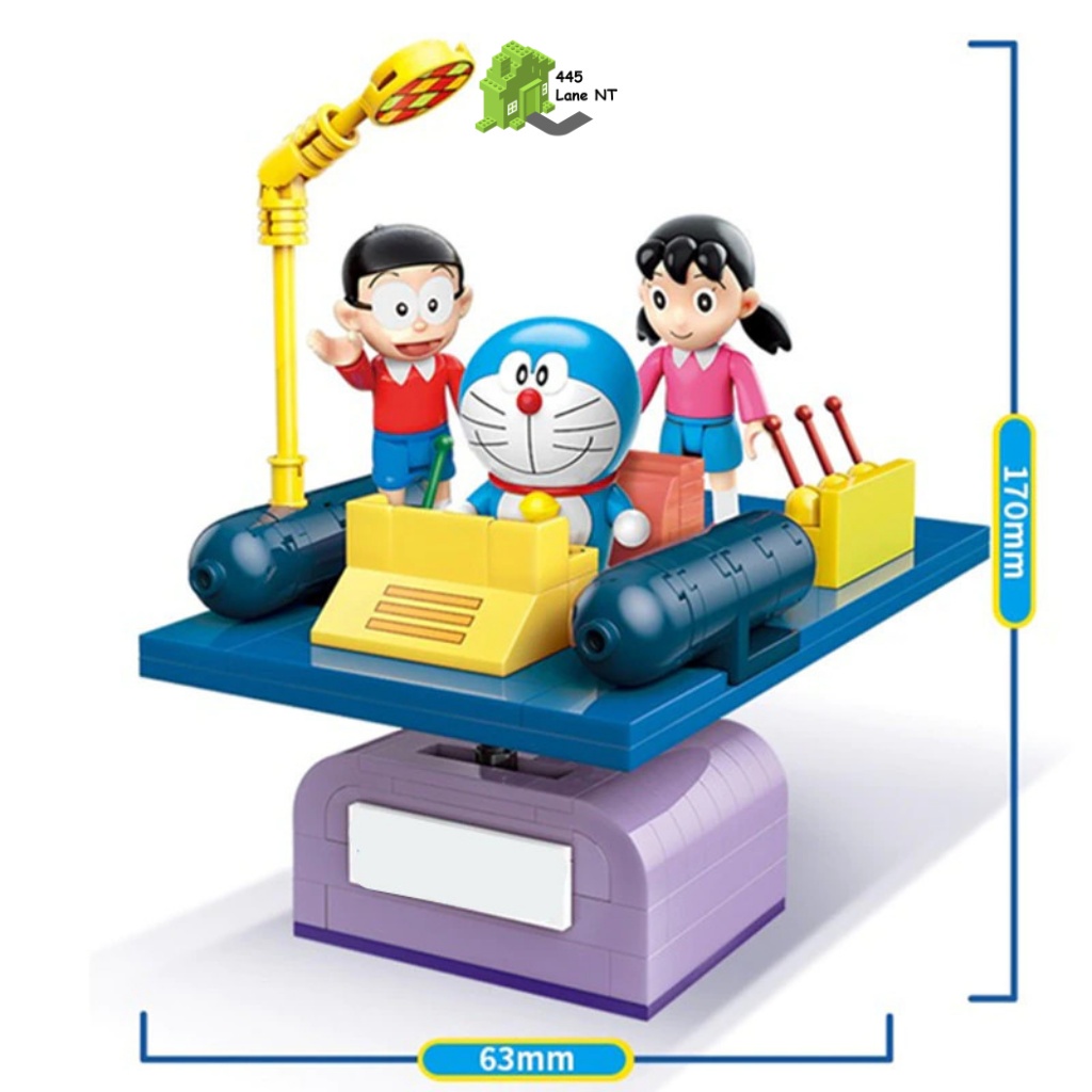 Đồ Chơi Lắp Ráp Lego Keeppley 20401 Cỗ Máy Thời Gian Của Doraemon Nobita Cho Trẻ Từ 6 Tuổi