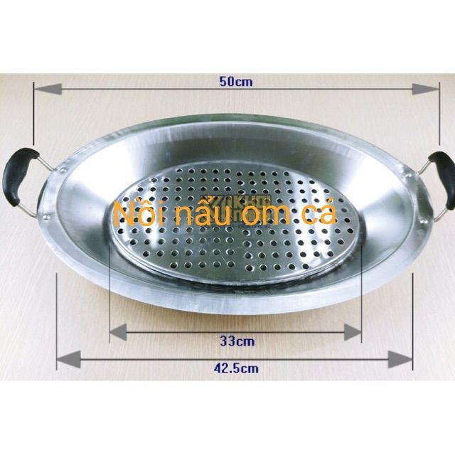 Nồi nẩu  inox om cá