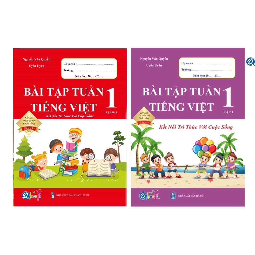 Sách - Bài tập tuần Tiếng việt tập 1 + tập 2 (kết nối tri thức)