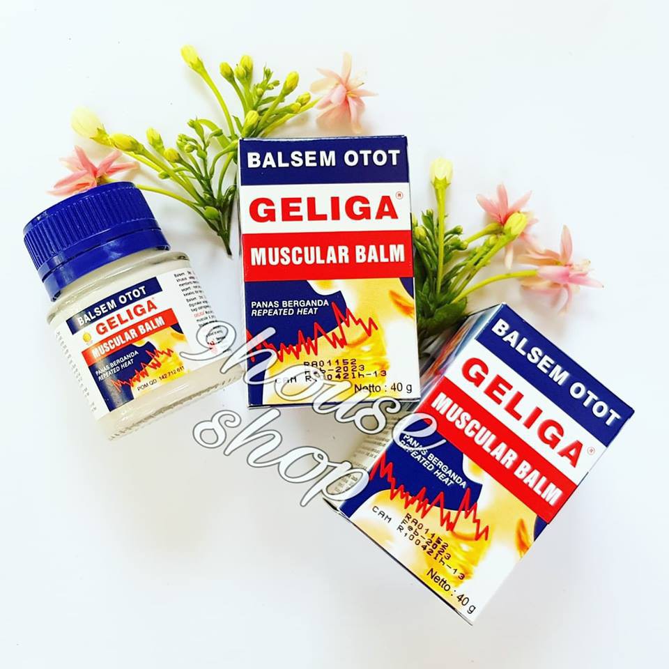 Dầu cù là lửa GELIGA MUSCULAR BALM (40gr) INDONESIA 95