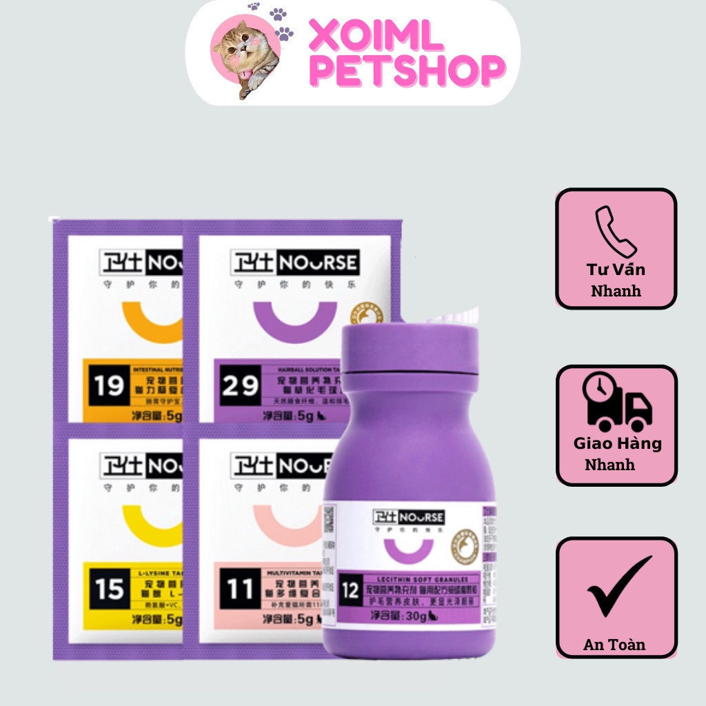 Vitamin Nourse - Gói Mini Số 01 - 11 - 15 - 19 - 29 - 37
