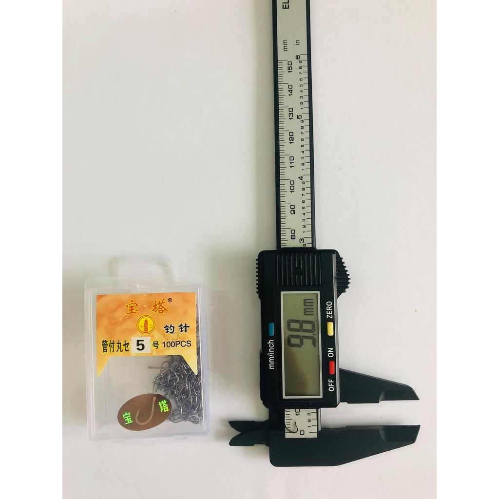 Lưỡi hộp tháp màu vàng câu cá size 5,6,7,8 chính hãng siêu nhạy cá