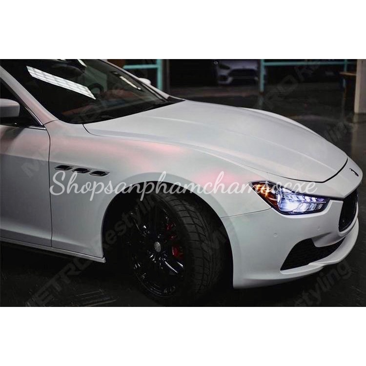 Trắng ngọc ánh đỏ - Sơn 2k mờ cho xe máy, ô tô đóng lon 250g, 0.5kg và 1kg