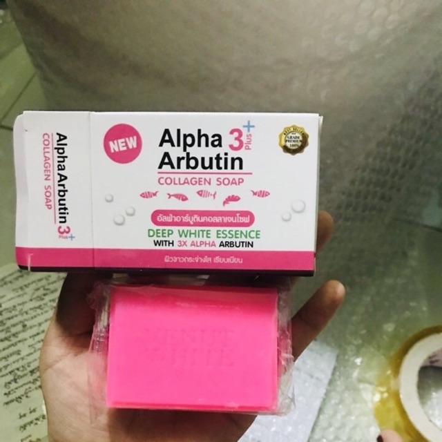 Xà phòng trắng da alpha arbutin thái lan