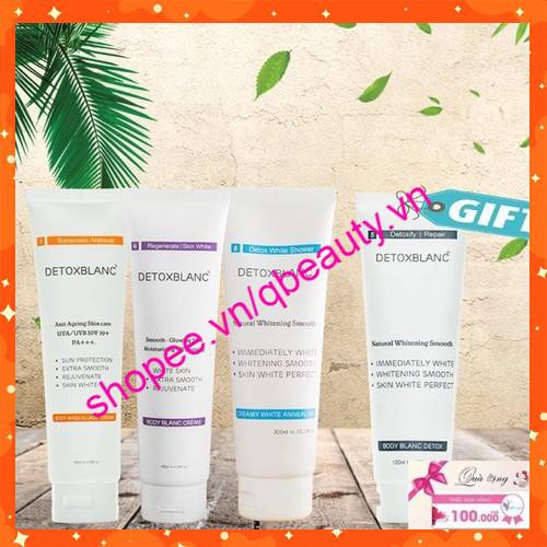 [GIẢM GIÁ SIÊU ƯU ĐÃI] [HOT HOT HOT] COMBO BODY TRẮNG TOÀN DIỆN DETOX BLANC [DETOX BLANC] [DETOX BLA