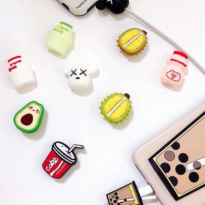 Phụ kiện bảo vệ dây cáp sạc chống đứt hình hoạt hình dễ thương