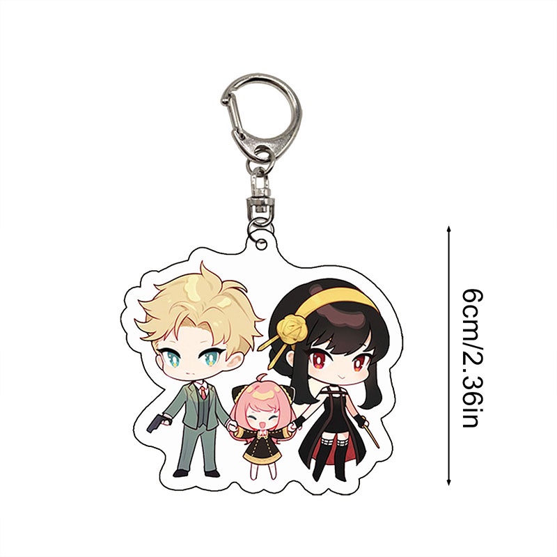 Móc Khóa Hình Nhân Vật Anime SPY×FAMILY Yor Loid Anya Yor