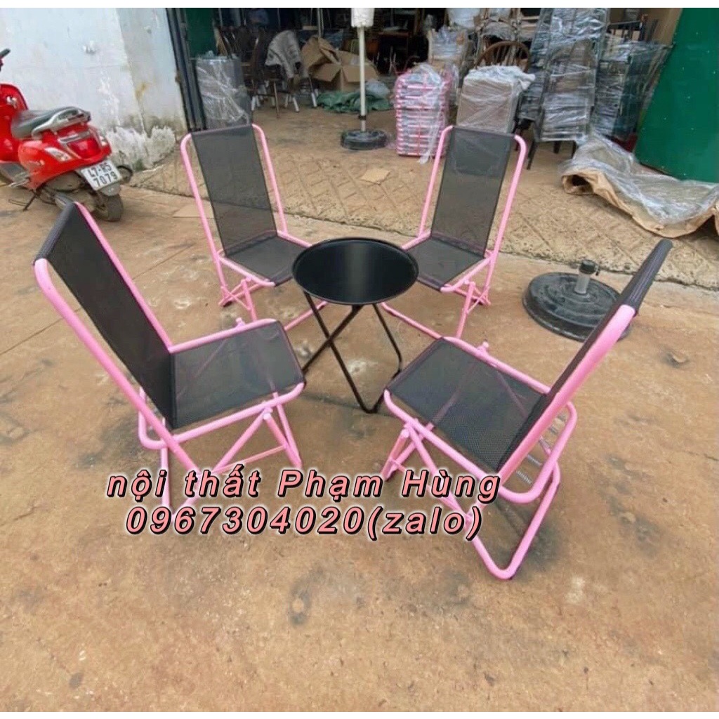 Bàn ghế xếp trà chanh bàn thùng phi giá rẻ, cung cấp sỉ
