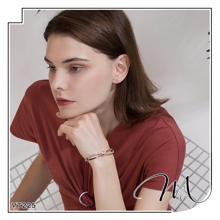 Vòng tay nữ Titan thắt nút viền xoàn - Măng's House VT225
