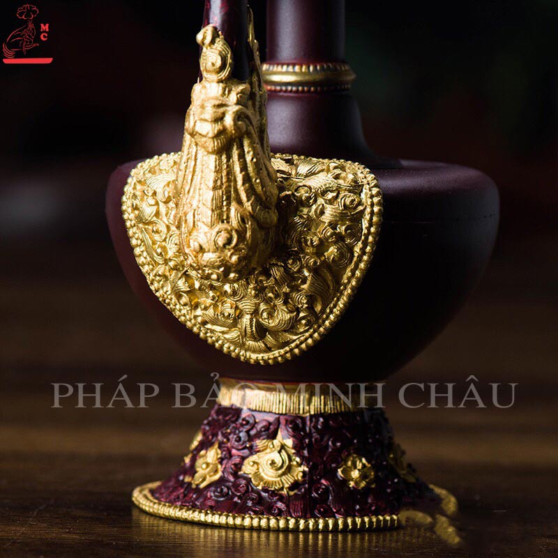 [Pháp Bảo Minh Châu] BÌNH SÁI TỊNH CÓ VÒI TO - NHỎ (SƠN MÀU)