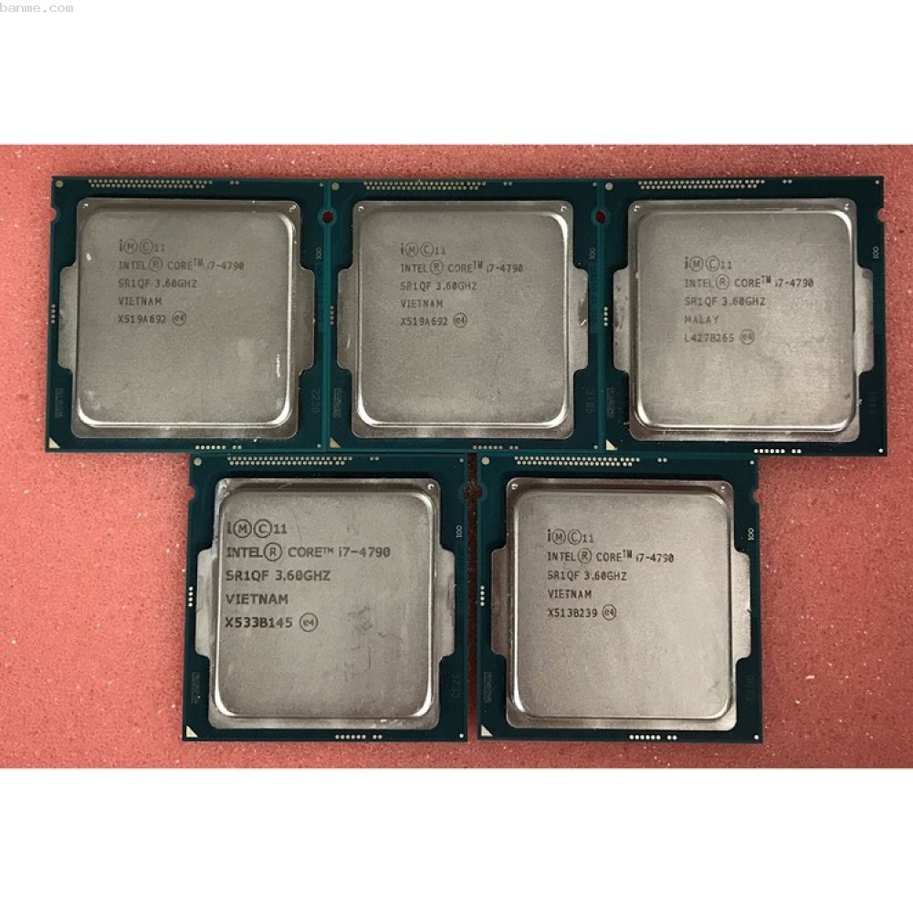 Bộ vi xử lý core i7 4790 / intel core i5 4590 sockeet 1150. kèm keo tản nhiệt. hàng bao zin đã test kiểm tra chất lượng